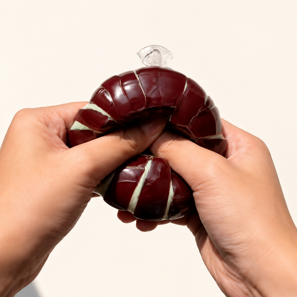 Wax Cracking Ball - Mint Chocolate Squishy