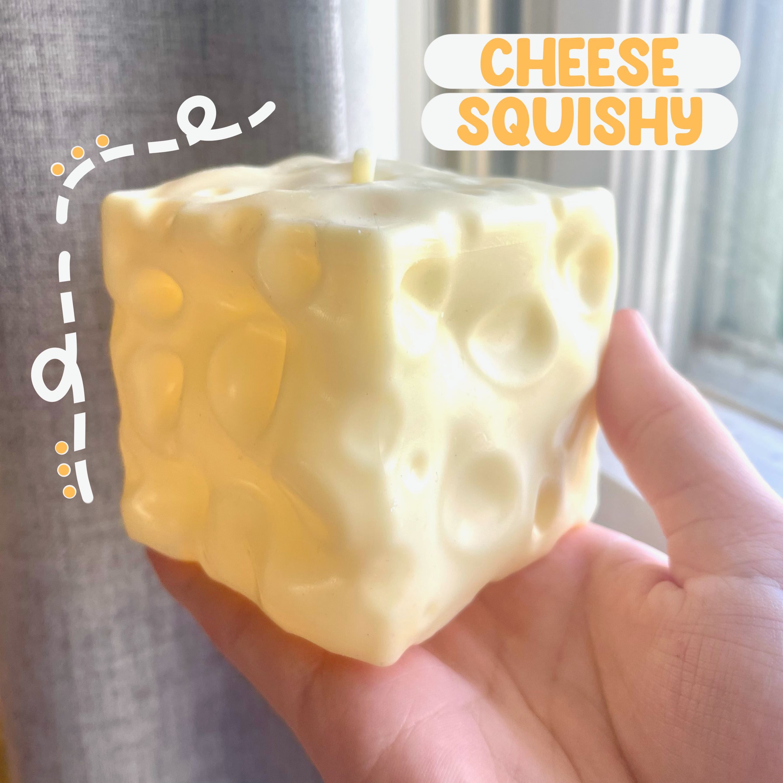 Vaseline Cheese Squishy 7cm