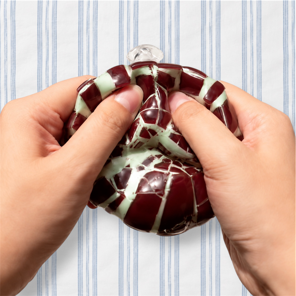 Wax Cracking Ball - Mint Chocolate Squishy
